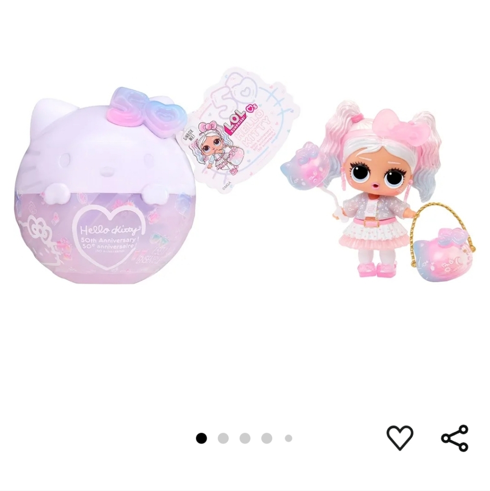 LOL Hello Kitty 50th Anniversary NWT